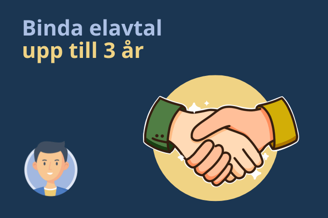 binda elavtal upp till 3 år